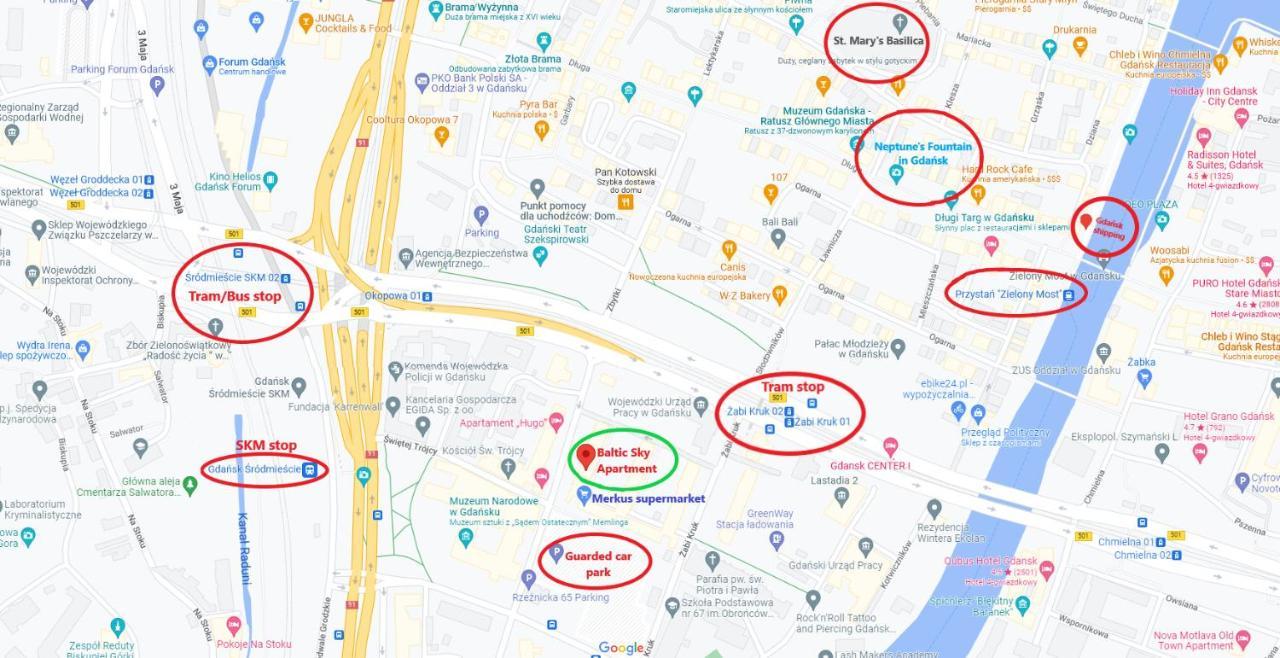 Baltic Sky Apartment Gdansk Ngoại thất bức ảnh